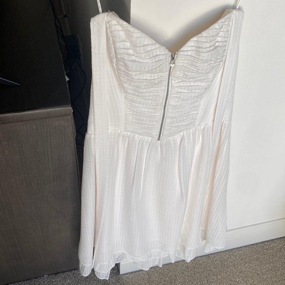 Guess off white corset dress